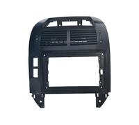 Marco de para Radio Marco para Radio Adaptador De Audio para Marco De DVD De Coche, Panel De Salpicadero De 9 Pulgadas Y 2 DIN para VW para Polo 2004-2011(Black-Frame 1)