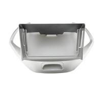 Marco de para Radio Marco para Radio Adaptador De Marco De Radio De 9 Pulgadas para Ford para Figo para Aspire 2019+ KMAGE(Plata)