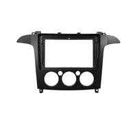 Marco de para Radio Marco para Radio Embellecedor De Panel De Instalación para Salpicadero De Coche, Marco Doble DIN, 9 Pulgadas, 2 DIN, para Ford para S-MAX 2006-2015(Frame-A)