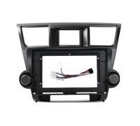 Marco de para Radio Marco para Radio Kit De Montaje En Panel para Radio De Coche, Reproductor De DVD 2DIN, Placa Frontal para Toyota para Highlander 2008-2014 (10.1")(Frame and Cable)