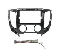 Marco de para Radio Marco para Radio Kit De Panel De 9 Pulgadas para Mitsubishi para Triton L200 (2015-2019) con Adaptador De Marco para Radio Y Audio.(MT Frame Cable)
