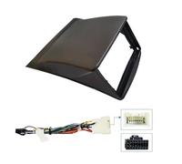 Marco de para Radio Marco para Radio para Mitsubishi para Pajero Sport L200 para Triton 2008-2016 Radio De Coche De 9 Pulgadas Fascias Panel 2 DIN(Frame with Cable)