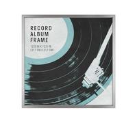 Marco de pared de galer a de metal MCS Master & Co. Foundry, color plata oscuro, 12,5 x 12,5 pulgadas, sin paspart