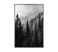 Marco de pared de galer a de metal MCS Master & Co. Foundry, color plata oscuro, 16 x 24 pulgadas, sin paspart