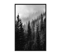 Marco de pared de galer a de metal MCS Master & Co. Foundry, negro, 16 x 24 pulgadas, sin paspart