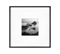 Marco de pared de galer a de metal MCS Master & Co. Foundry, negro, 45,7 x 45,7 cm, con paspart de 20,3 x 20,3 cm