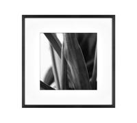 Marco de pared de galer a de metal MCS Master & Co. Foundry, negro, de 30 x 30 cm, con paspart de 20 x 20 cm