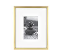 Marco de pared para galer a de metal de fundici n MCS Master & Co., lat n, 8 x 10 pulgadas, con paspart a 4 x 6 pulgadas