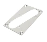 Marco de pastilla de bobina simple, anillo embellecedor de pastilla de guitarra, anillo de pastilla plano de metal para guitarra eléctrica, piezas de repuesto para pastilla de