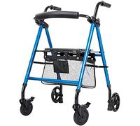 Marco de pie ayuda para caminar para adultos discapacitados muletas ajustables equipo de carrito para personas mayores doble comodidad