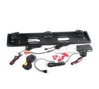 Marco de Placa de Matrícula Europea Cámara de 12LED Pantalla de Marcha Atrás Sensor de Aparcamiento Kit de de Marcha Atrás Accesorios para Coche