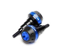 Marco De Protección contra Caídas para Motocicleta, Protector De Carenado Deslizante para Suzuki GSR400 GSR600 GSR750 GSR 400 600 Deslizadores Anti-Caída De Marco (Color : Azul)