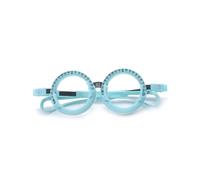 Marco de prueba ocular de aleación de titanio, ultraligero, 3 ranuras para lentes, adecuado para tiendas de óptica, clínicas oculares y enseñanza oftálmica (52 mm)