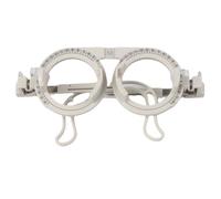 Marco de prueba profesional de aleación de aluminio de 50 mm ~ 72 mm, puede llevar 4 lentes, con medición de distancia cercana a los ojos, piernas ajustables, tienda de gafas y uso en el hospital