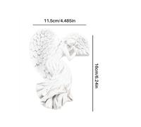 Marco de puerta Escultura de pared Adorno Jardín Decoración del hogar Hada secreta Ángel Artesanía Decoración Regalo Manualidades A