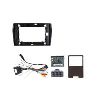Marco de Radio 10Pulgadas LHD RHD Multimedia Radio Marco Fasia Panel Salpicadero Soporte Adaptador Decodificador para Skoda para Kodiaq 2017-2021(Frame Canbus2 Cable2)