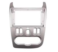 Marco De Radio 2 DIN para Dacia para Logan para Duster Adaptador De CD Y Embellecedor De Tablero(Frame Sliver)