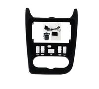 Marco De Radio 2 DIN para Dacia para Logan para Duster Adaptador Marco Panel CD Embellecedor Tablero(Black Cord canbus B)