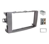 Marco de Radio 2-DIN para Toyota Auris 2006 - 2012 Plata