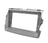 Marco De Radio 9 Pulgadas para Toyota para Previa para Estima para Tarago XR50 2006-2016 Panel Estéreo Arnés Cableado Adaptador Cable Alimentación WEFOLCC(Sliver Frame)