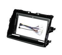 Marco De Radio 9 Pulgadas para Toyota para Previa para Estima para Tarago XR50 2006-2016 Panel Estéreo Arnés Cableado Adaptador Cable Alimentación(Frame Cable Black)