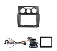Marco de Radio Audio Tablero De Instrumentos Kit Panel Reproductor DVD Pantalla Automóvil Radio Fascia Marco 10inch para VW para Touran 2004-2007 2008(FrameC Cable Canbus)
