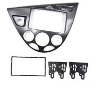 Marco de radio compatible con Ford 2 DIN para Focus para Fiesta 1998 2006, diseñado para una fácil integración multimedia (negro mate)