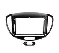 Marco de Radio de 9 Pulgadas Compatible con Hyundai I-10 2008-2013 Kit de instalación de molduras de Tablero Estéreo GPS Reproductor de DVD Panel de instalación Marco Doble DIN