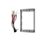 Marco De Radio De 9 Pulgadas Navegación Multimedia Audio Y Estéreo Panel Embellecedor 2DIN para Toyota para Avensis 2002-2008 KLAUER