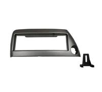 Marco De Radio De Coche De Un Solo DIN para Ford para Ka 1996-2008 LHD | Kit Revestimiento Salpicadero Panel Frontal Estéreo RESPUNEKBAH(Plata)