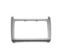 Marco De Radio MIB ABS Pantalla Bisel Placas CD Panel Decorativo para VW MQB para Polo 6C 6R 2014-2017(Silver Gray)