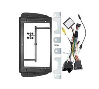 Marco De Radio para Coche De 9 Pulgadas, 2DIN, Arnés De Cableado Y Adaptador De Cable De Alimentación para Seat para Ibiza 6j (2008-2013).(1)