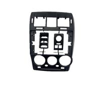 Marco de Radio para Hyundai para Getz 2002-2011 9 Pulgadas 2 DIN Audio del Coche Marco GPS Navegación Fascia Panel DVD Marco Instalación(Left Wheel Blcak)