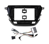 Marco de Radio para Opel para Corsa 2020 Adaptador De Fascia Marco Coche Canbus Box Decoder Android Radio Kit Panel Montaje Tablero(Full Set RZC)