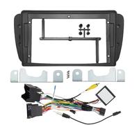 Marco De Radio para Seat para Ibiza 6j (2008-2013), Panel Estéreo 2DIN De 9 Pulgadas, Arnés De Cables, Cable De Alimentación.(1)