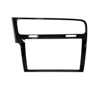 Marco de Radio para VW para Golf 7 MK7 7.5 MK7.5 Radio LHD Marco Pantalla Bezuelo Decorativo Panel De Trim(Piano Black 8 Inch)