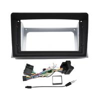 Marco de Radio para VW para T5 2003-2015 Automóvil Radio Fascias Marco 9 Inch Estéreo Panel Arness Energía Cable Adaptador Canbus Montaje Kit(Cable de Marco Canbus)