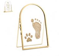 Marco De Recuerdo Para Bebés Y Mascotas, Kit De Huellas Y Manos De Arena Marina, Marcos Flotantes Con Cierre Lateral, Marco De Fotos Para Guardería, Regalos Personalizados Para Nuevas Mamás(M)