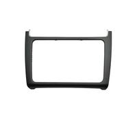 Marco De Reequipamiento para Panel De Salpicadero Radio Audio Fascia Embellecedor Placa Frontal para VW para Polo 2014 2015 2016 2017 DYDGUTUFB(Matte Black)
