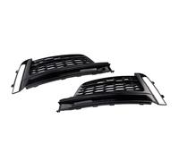 Marco de rejilla antiniebla Rejilla Parachoques Delantero Cubiertas Luces Antiniebla Reemplazo Parrilla Bisel Compatible Con A5 S5 2018 2019 8W6807682FRU6 8W6807681FRU6