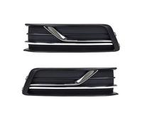 Marco de rejilla de luz antiniebla for Volkswagen VW Passat 2016, 2017, 2018 y 2019 con moldura galvanizada sin orificio for lámpara.(1 Pair)