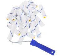 Marco de Rodillo de Pintura para Pintar Paredes, Repuesto | Funda de Fibra Química con PP E Hierro, Azul y Blanco, Cambio Rápido, Seguro Casa