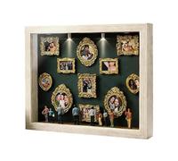 Marco de sombra de museo pequeño para bricolaje, decoración en miniatura