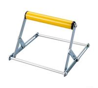 Marco de soporte de altura ajustable plegable para máquina de corte, soporte de material de metal para uso de sierra de mesa con diseño estable y portátil