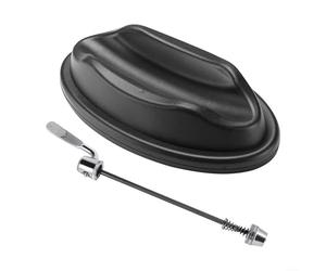 Marco de soporte de entrenamiento de bicicleta interior con bloque de rueda delantera para mejorar el equilibrio y protección del suelo, construcción de plástico para uso regular en casa (3)