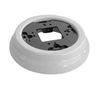 Marco de superficie 1 elemento, porcelana blanca, ideal para instalaciones eléctricas y decorativas.