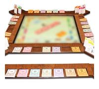 Marco de tablero organizador personalizado de Monopoly - Organizador de juegos de monopolio personalizado - Organizador de fichas de Monopoly, tarjetas y dinero - Marco de exhibición de Monopoly | 4