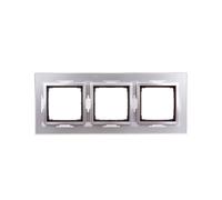 Marco de triple vidrio Simon 54 Nature PLATA NIEBLA DRN3/71