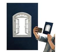 Marco de ventana de fotos, Divertido accesorio reutilizable, herramienta de fotografía portátil con estilo, accesorio de fotografía de viaje para retratos de paisajes, decorativo para