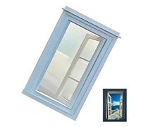 Marco De Ventana Para Fotografía - PVC 15x20cm | Herramienta De Fondo De Imagen Del Visor De Viaje | Accesorio De Fotografía Creativo Para Nuevas Perspectivas Viajes Panorámicos Contenido De Redes Soc